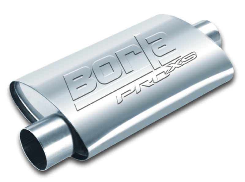 Borla Universal 4in x 9-1/2in x 14in Oval センター/オフセット 3in Inlet/Outlet ProXS Muffler BOR40359 WO店