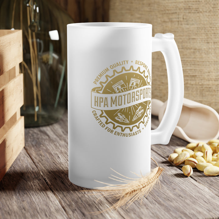 HPA Frosted Glass Beer Mug
