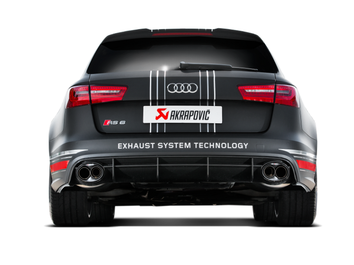 Akrapovic 14-17 Audi RS6 Avant (C7) Evolution Line Cat Back (Titanium) w/ Carbon Tips