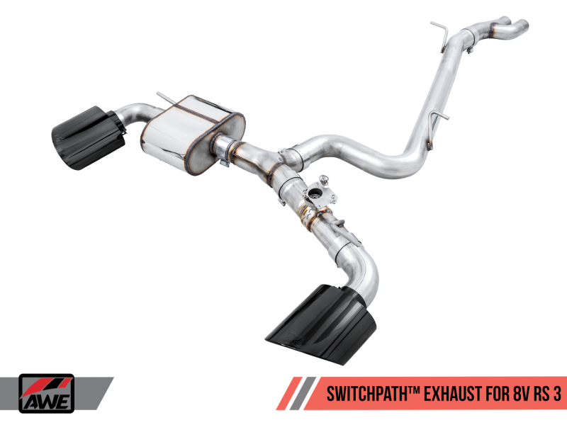 AWE Tuning 17-19 Audi RS3 8V SwitchPath Exhaust w/Diamond AWE Tuning 17-19 Audi RS3 8V SwitchPath Exhaust w/Diamond