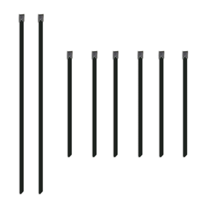 Mishimoto Set of Six 6in & Two 14in Stainless Steel Locking Ties