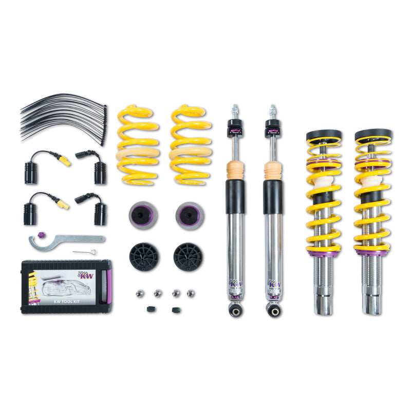 kWコイルオーバースプリングKIT アウディS5 B9 KW Coilover Kit V3 2018+ Audi RS5 (B9) Coupe w/ Dynamic Ride