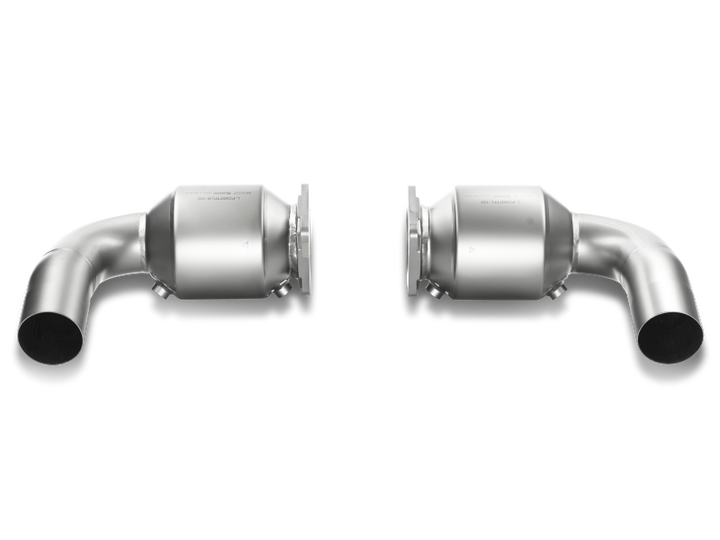 Akrapovic 10-13 Porsche 911 Turbo/Turbo S (997) Link Pipe Set w/ Cat (Titanium)