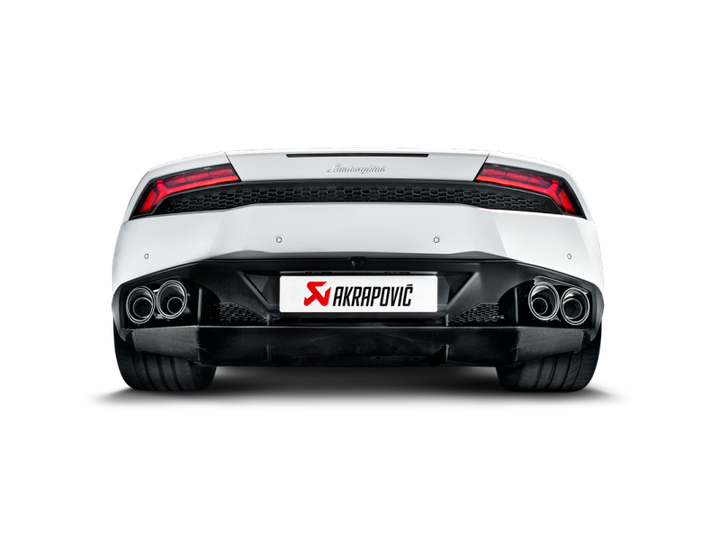 Akrapovic 16-16 Lamborghini Huracan LP 580-2 Coupe/Spyder Slip-On Line (Titanium) w/ Carbon Tips