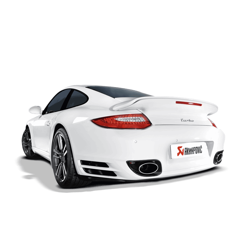 Akrapovic 10-13 Porsche 911 Turbo / Turbo S (997 FL) Slip-On Line (Titanium) w/ Titanium Tips