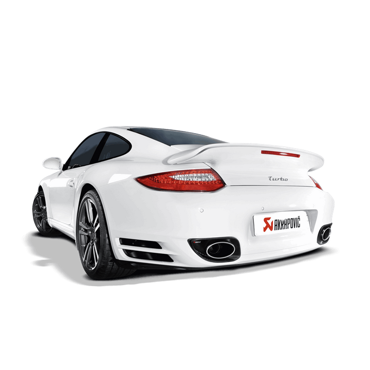Akrapovic 10-13 Porsche 911 Turbo / Turbo S (997 FL) Slip-On Line (Titanium) w/ Titanium Tips