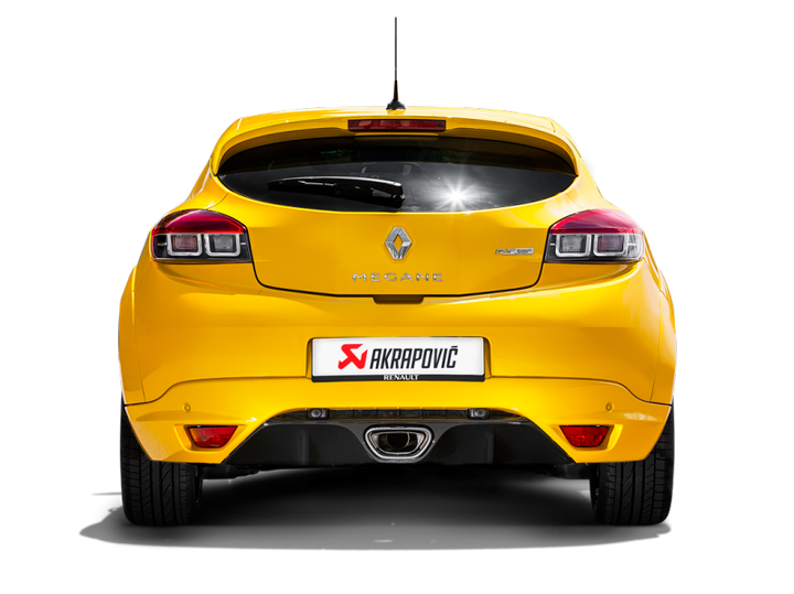 Akrapovic 10-16 Renault Megane Coupe RS Evolution Line Cat Back (Titanium) w/ Carbon Tips