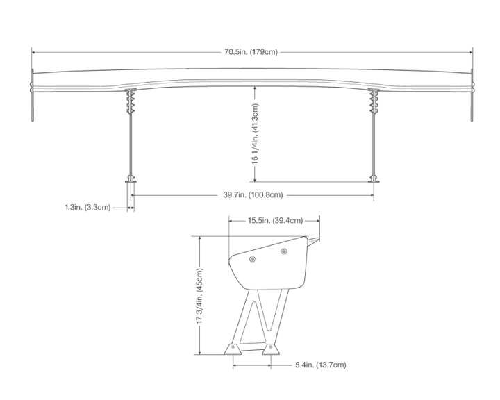 Seibon Universal (70.5in Wide) GT Carbon Fiber Rear Spoiler