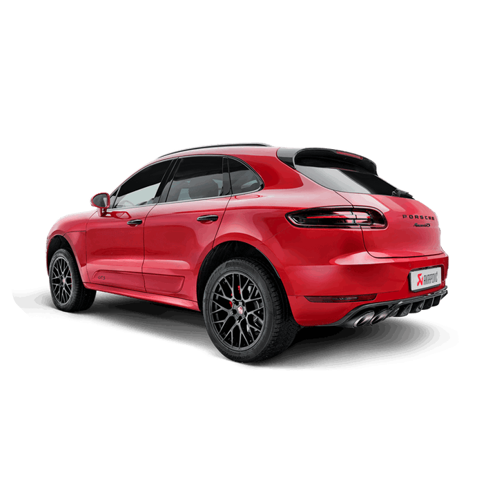 Akrapovic 2014 Porsche Macan Turbo (95B) Evolution Line Cat Back (Titanium) w/ Carbon Fiber Tips