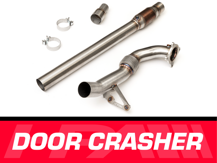 Door Crasher - HPA (AWD) 1.8T & 2.0T Downpipe for VW (MK5 / MK6) Golf, Golf R, Tiguan, Audi (8P) A3, S3