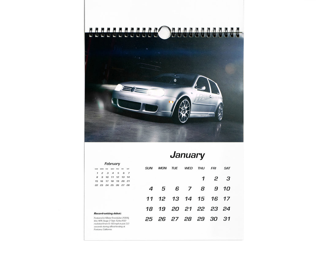 2026 HPA R32 Monthly Calendar