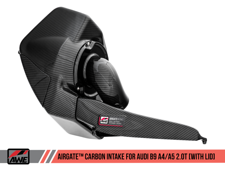 AWE Tuning Audi B9 A4/A5 2.0T Quattro Carbon Fiber AirGate Intake w/ Lid