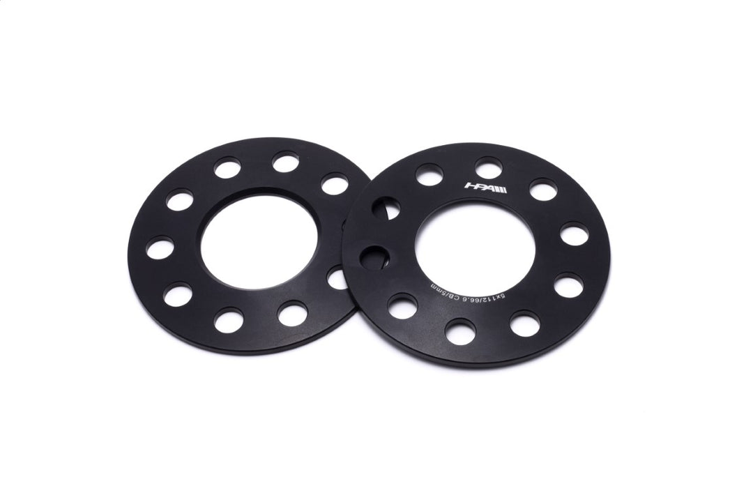 HPA 5mm Wheel Spacers (Pair) - 5x112 with 66.6 Center Bore (AUDI)