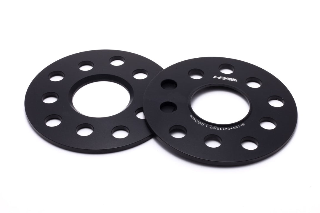 HPA 5mm Wheel Spacers (Pair) - 5x100 & 5x112 with 57.1 Center Bore (VW)