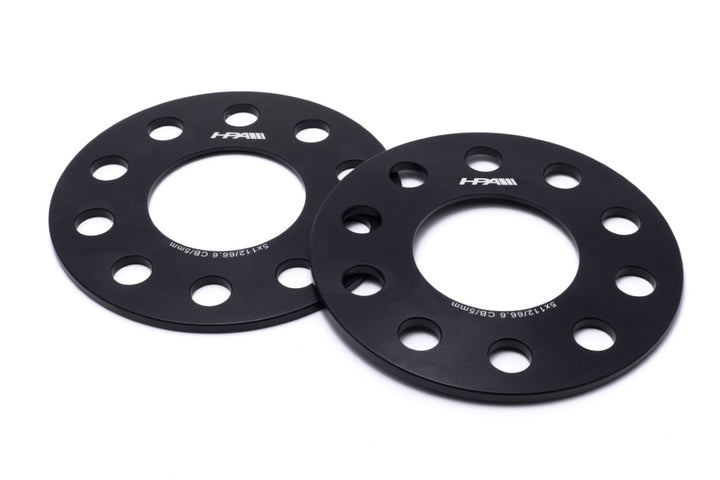 HPA 5mm Wheel Spacers (Pair) - 5x112 with 66.6 Center Bore (AUDI)