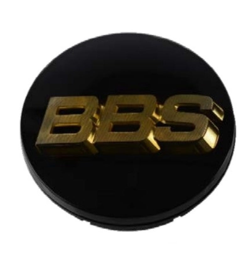 BBS Center Cap 56mm Black/Gold (56.24.012)