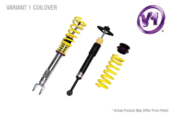 KW Coilover Kit V1 2017+ Audi A4 (B9) Sedan / A5 Coupe Quattro w/o Electronic Dampening (48.5mm)