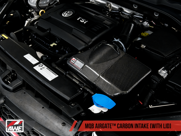 AWE Tuning Audi / Volkswagen MQB 1.8T/2.0T/Golf R Carbon Fiber AirGate Intake w/ Lid