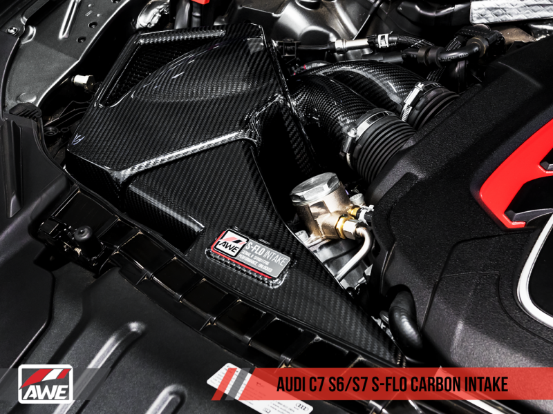 AWE Tuning Audi C7 S6 / S7 4.0T S-FLO Carbon Intake V2