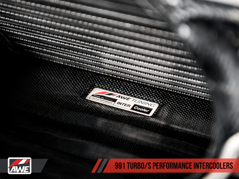 AWE Tuning Porsche 991 (991.2) Turbo/Turbo S Performance Intercooler Kit