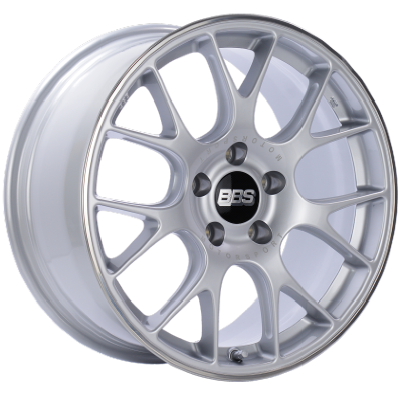 BBS CH-R 19x9.5 5x120 ET35 Brilliant Silver Polished Rim Protector Wheel -82mm PFS/Clip Required