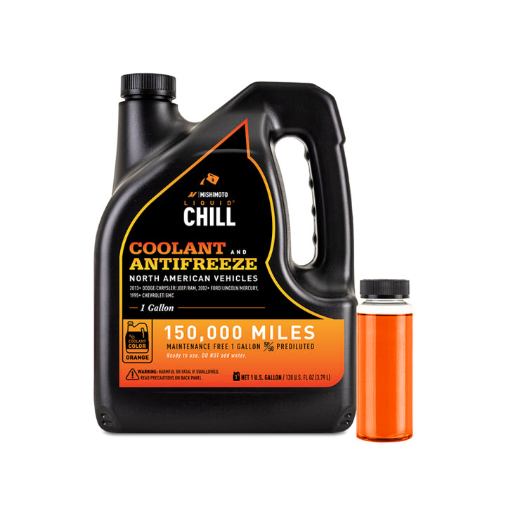 Mishimoto Liquid Chill EG Coolant, North American Vehicles, Orange