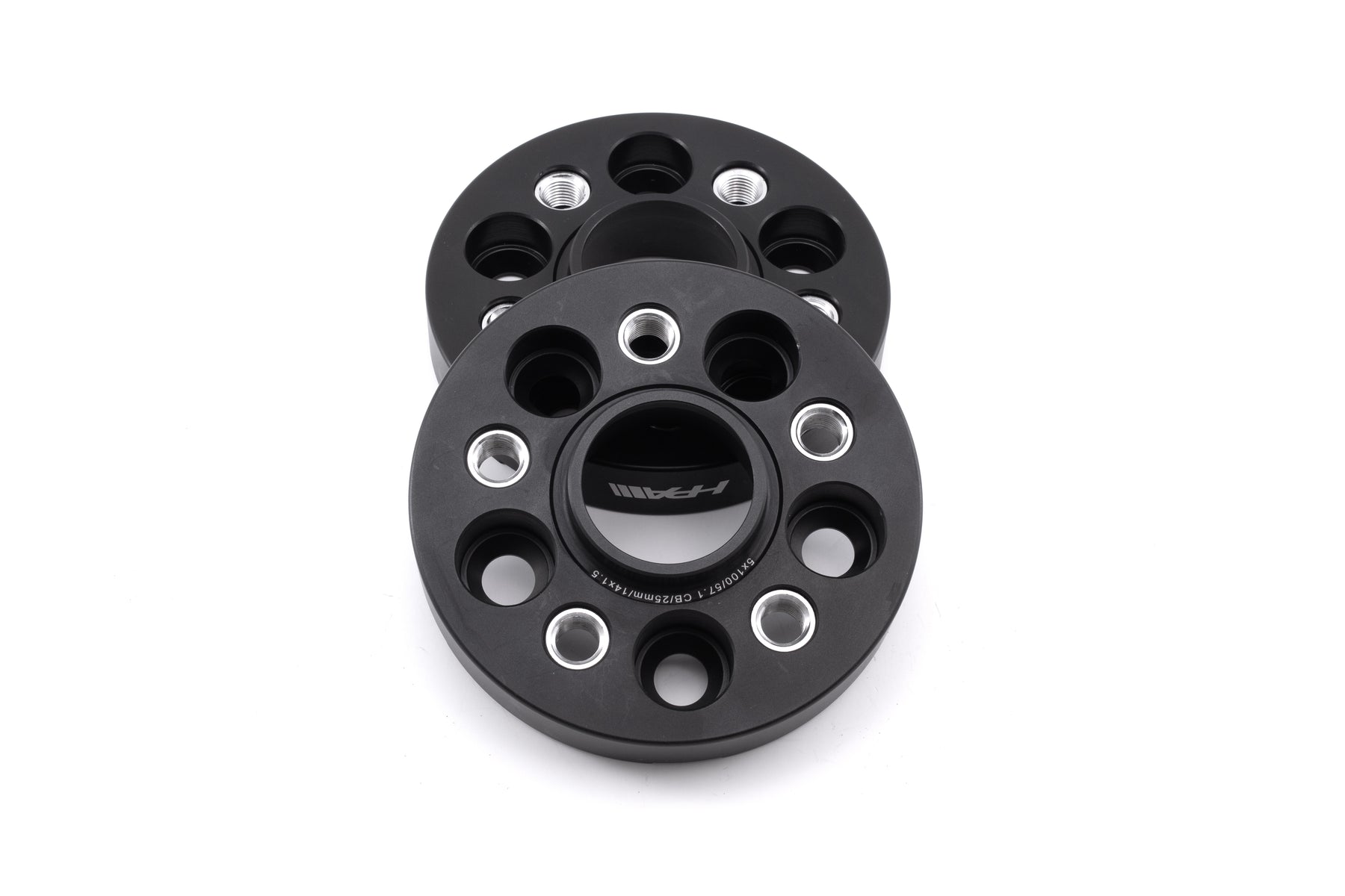 PMC Motorsport aluminum Bolted Wheel Spacers Set for VAG adapter 5x112 to  5x130 / 57,1 to 71,6 / 50MM 50mm / 1.97 (100mm / 3.94 per axle) \ 5x112  -> 5x130 \ yes