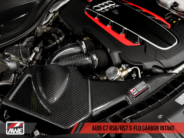 AWE Tuning Audi C7 RS6 / RS7 4.0T S-FLO Carbon Intake V2