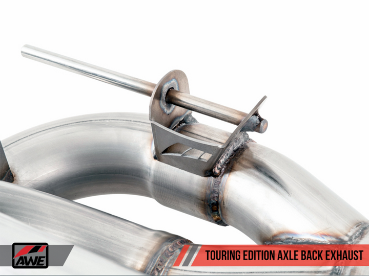 AWE Tuning BMW F3X 335i/435i Touring Edition Axle-Back Exhaust - Chrome Silver Tips (102mm)
