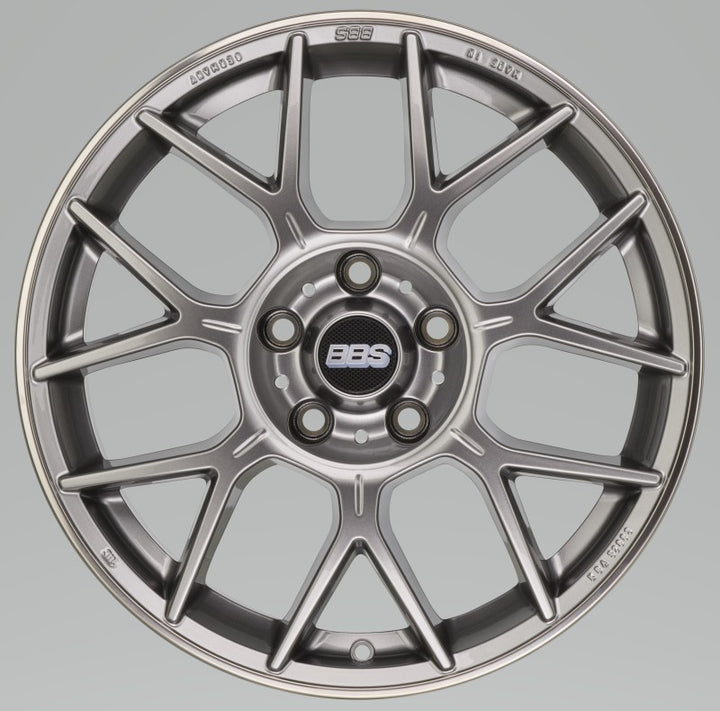 BBS XR 19x8.5 5x112 ET30 Platinum Gloss Wheel -82mm PFS/Clip Required