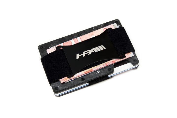 HPA Wallet - Forged Carbon Fiber with Silver Flake