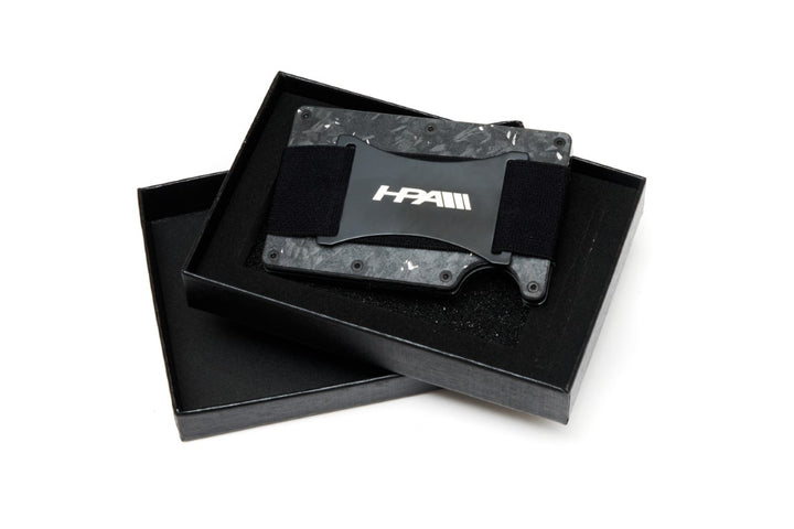 HPA Wallet - Forged Carbon Fiber with Silver Flake