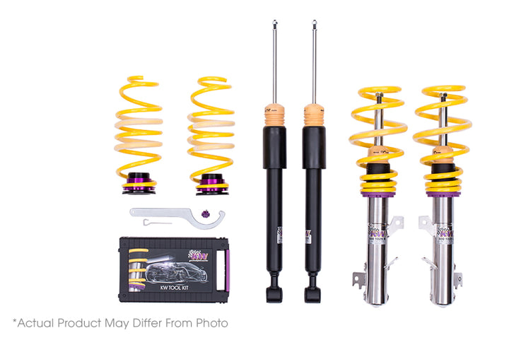 KW Coilover Kit V1 VW Golf IV (1J); all models excl. 4motion; all engines excl. R32