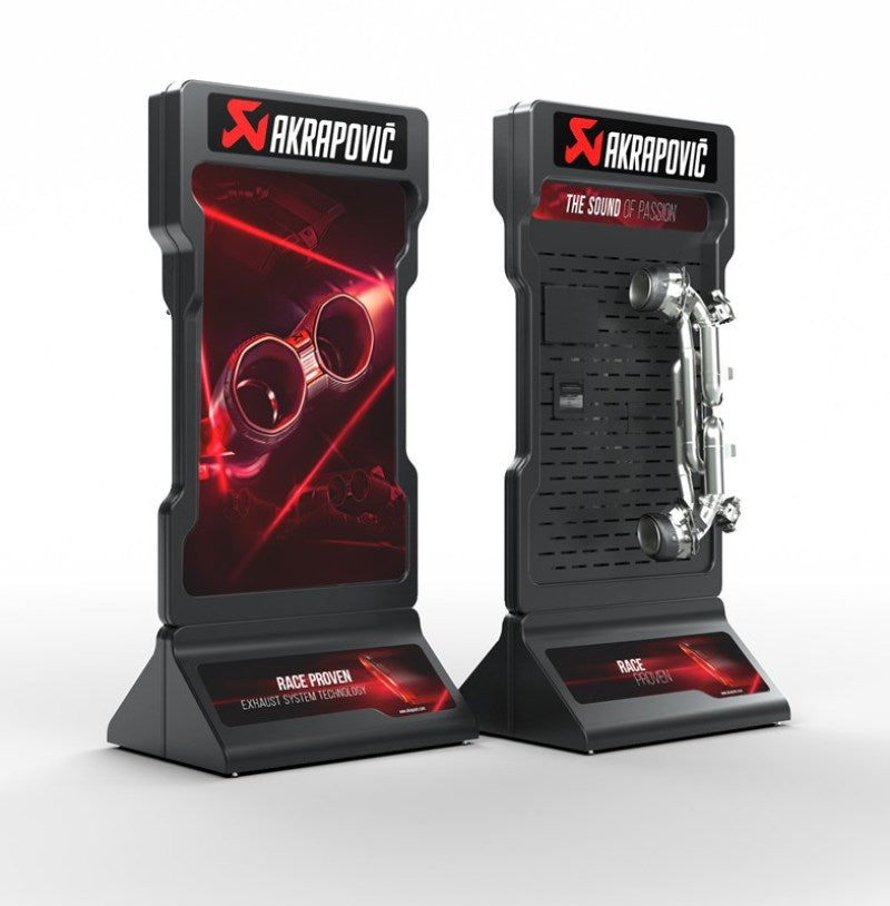 Akrapovic Car Graphics Set for Large POS Stand