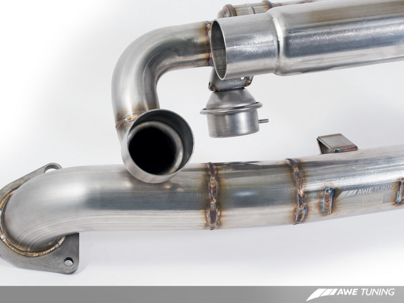 AWE Tuning Porsche 991 SwitchPath Exhaust for PSE Cars Diamond Black Tips