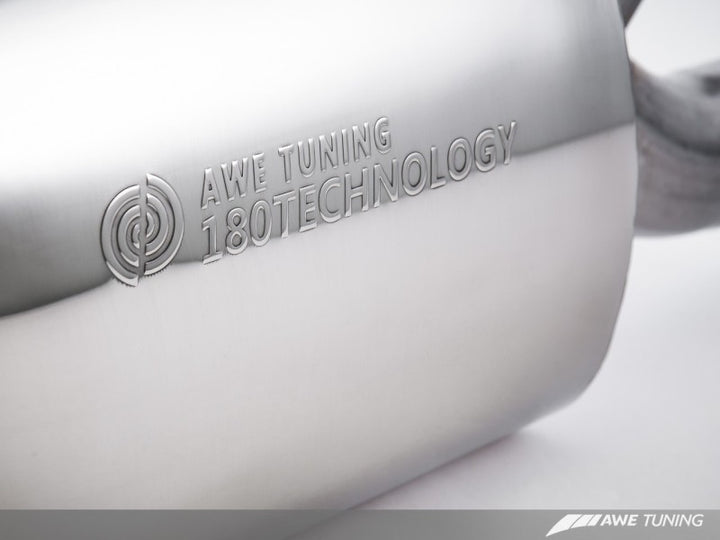 AWE Tuning Audi B8 / B8.5 S5 Cabrio Touring Edition Exhaust - Non-Resonated - Chrome Silver Tips