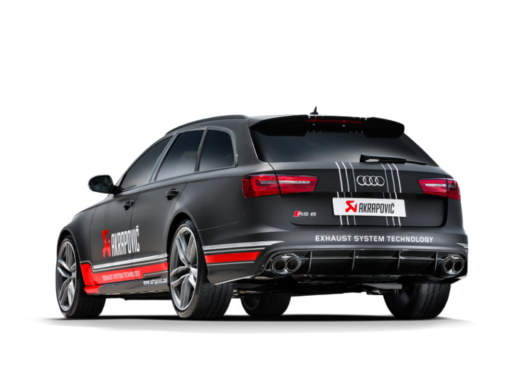 Akrapovic 14-17 Audi RS6 Avant (C7) Evolution Line Cat Back (Titanium) w/ Carbon Tips