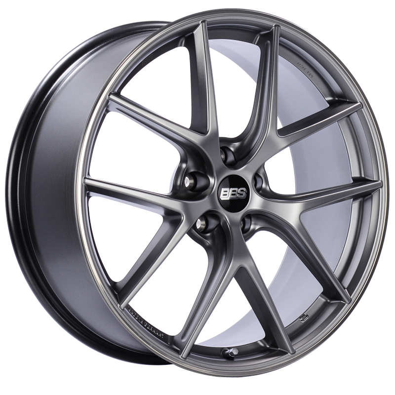 BBS CI-R 20x8.5 5x114.3 ET40 Platinum Silver Polished Rim Protector Wheel -82mm PFS/Clip Required