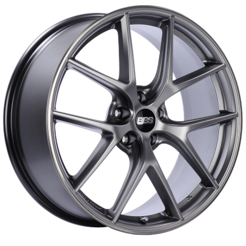 BBS CI-R 19x8.5 5x112 ET45 Platinum Silver Polished Rim Protector