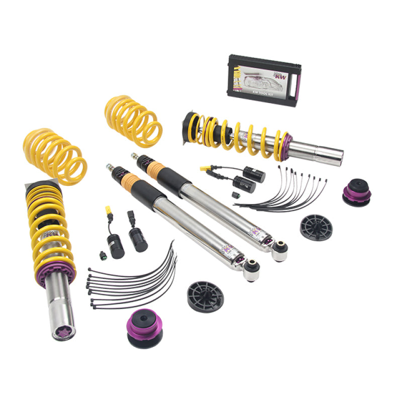 KW Coilover Kit V3 2017+ Audi A4 (B9) Sedan 2wd w/ Electronic Dampers