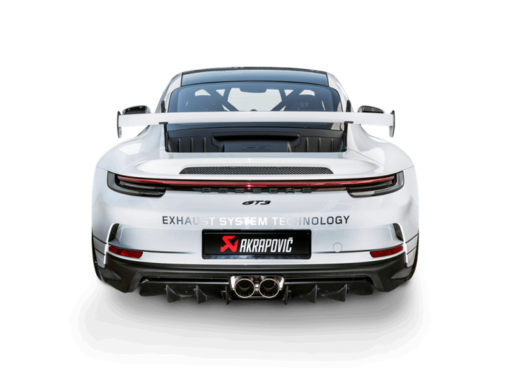 Akrapovic 21-22 Porsche 911 GT3/GT3 RS (992) Slip-On Race Line (Titanium) w/Titanium Tips